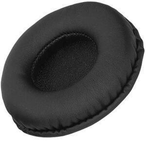 Headphone Ear Pads, Replacement Cotton Cushion Sponge Headset Earpads Earmuffs Foam Earbuds Cover for Skullcandy HESH/HESH 2.0(Black)
