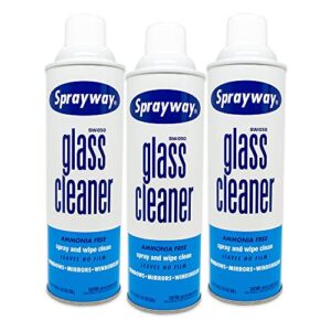 detail king sprayway streak free glass cleaner spray (3 pack)