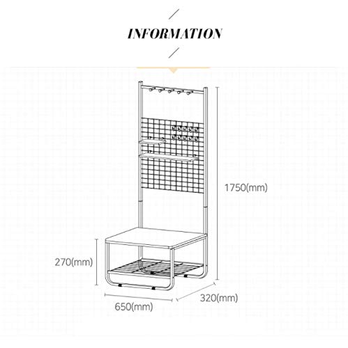 Casamaru Magic Partition Mesh Shelf Storage Rack (White)