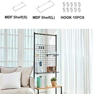 Casamaru Magic Partition Mesh Shelf Storage Rack (White)