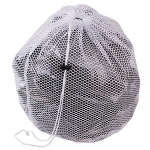 laundry wash bag for washing machine, fine coarse mesh net drawstring thickened garment pouch