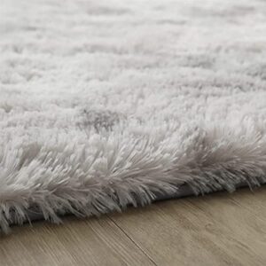 Ultra Soft Fluffy Area Rugs for Bedroom 4x6, Shaggy Bedroom Carpet, Plush Living Room Shag Furry Floor Rugs, Non-Slip Tie-Dyed Floor Carpet