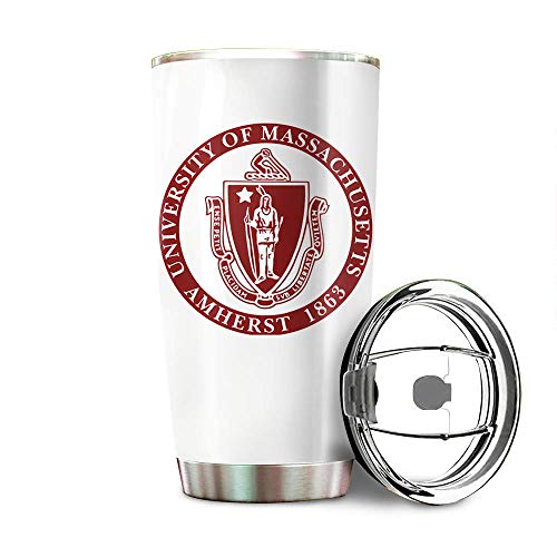 Umass Amherst Seal Stainless Steel Tumbler 20oz & 30oz Travel Mug