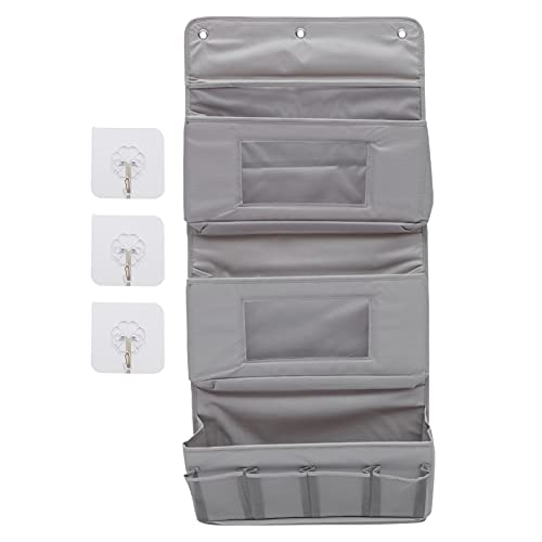 Cabilock Over The Door Storage Pockets Wall Hanging Storage Bag Organizer Premium Fabric Pouches for Living Room Bedroom Bathroom (Size L)