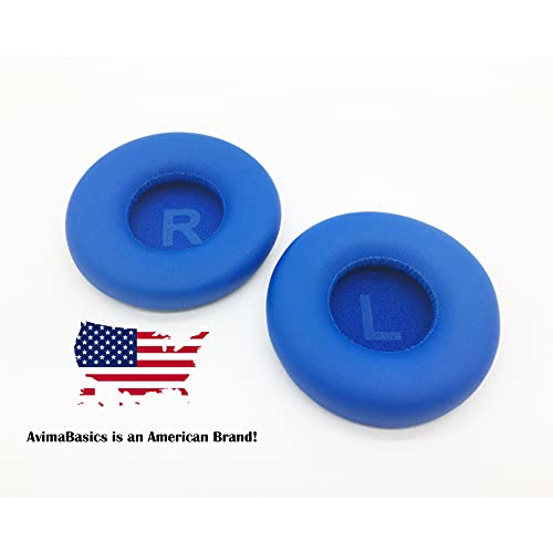 JBL T450 Ear Pads by AvimaBasics | Premium Replacement Earpads Spare Foam Cushions Cover Repair Parts for JBL Tune600 T500BT T450 T450BT JR300BT Wireless Headphones (1 Pair Blue)
