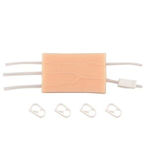ultrassist iv insertion/injection training pad with simulated dermatoglyph and raised veins for nursing student training, practice and education