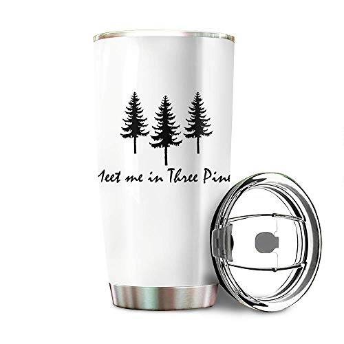 Meet Me In Three Pines Stainless Steel Tumbler 20oz & 30oz Travel Mug