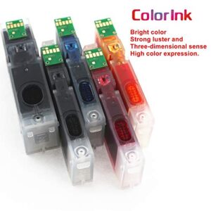 ColorInk 10pack Replacement for Canon PGI-570 CLI-571 Ink Cartridge use with Canon PIXMA MG5750 MG5751 MG5752 MG5753 MG6850 (2 570XL Black, 2 571XL Black,2 Cyan, 2 Magenta, 2 Yellow)