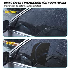 GSZTTKX 14PCS Car Rearview Mirror Film Waterproof Rainproof High-definition Transparent Nano-coated Protective Sticker,suitable for Rearview Mirrors Car Windows Car Trucks SUVs Safe Driving