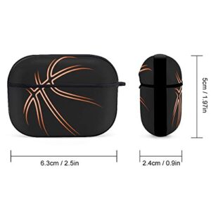 Cool Basketball Airpods Case Cover for Apple AirPods Pro Cute Airpod Case for Boys Girls Silicone Protective Skin Airpods Accessories with Keychain