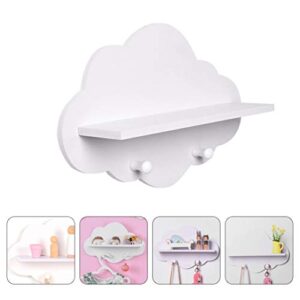 WINOMO Cloud Wall Hook Wall Key Hangers Clothes Coat Rack Hat Scarf Hook Decorative Hook for Girls Bedroom Kitchen Bathroom Entryway Balcony