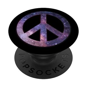 rainbow tie dye peace sign popsockets swappable popgrip