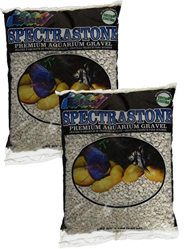 Spectrastone Special White Aquarium Gravel for Freshwater Aquariums, 5-Pound Bag 2 Pack