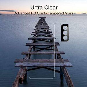 Ailun Glass Screen Protector for Galaxy S21 5G [6.2 inch] 2Pack + 2Pack Camera Lens Tempered Glass Fingerprint Unlock Compatible 0.33mm Clear Anti-Scratch Case Friendly [Not for Galaxy S21 Plus]