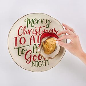 Mud Pie, Multi, Farmhouse Christmas Chip & Dip Set, 2.5" x 10.5", chip 2 1/2" x 10 1/2" dia | dip 2" x 4 1/2"