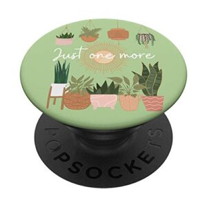 just one more plant mama mom indoor flower floral popsockets popgrip: swappable grip for phones & tablets