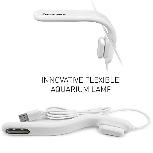 Aqualighter Led Aquarium Light - Innovate Flexible LED lamp for Freshwater Aquarium - Fish Tank Light - PicoSoft Plus White