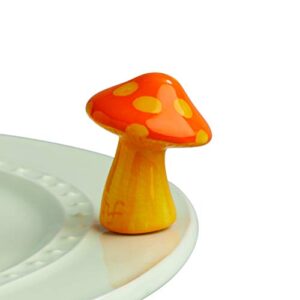 nora fleming hand-painted mini: funky fungi (mushroom) a262