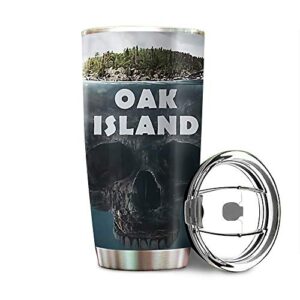 oak island nova scotia canada stainless steel tumbler 20oz & 30oz travel mug