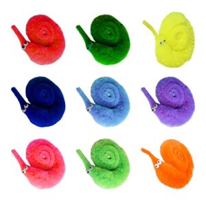 9 pcs magic worms toys,9 inch soft and comfortable polyester fiber wiggly worms fuzzy worm toys,use for holiday decorations, halloween decorations, christmas decorations, birthday parties, becoming ch