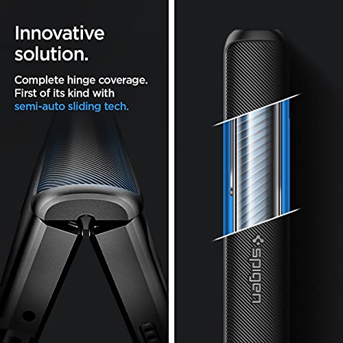 Spigen Slim Armor Pro [Hinge Coverage] Designed for Galaxy Z Fold 3 5G Case (2021) - Black