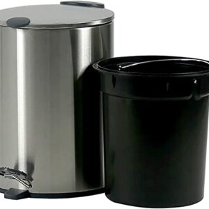 kela Cosmetic bin, Stainless Steel, Silver matt, 5 L