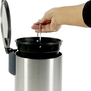 kela Cosmetic bin, Stainless Steel, Silver matt, 5 L