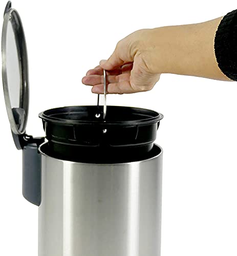 kela Cosmetic bin, Stainless Steel, Silver matt, 5 L