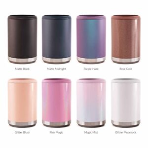 Maars Standard Can Cooler for Beer & Soda | Stainless Steel 12oz Beverage Sleeve, Double Wall Vacuum Insulated Drink Holder - Magic Mist