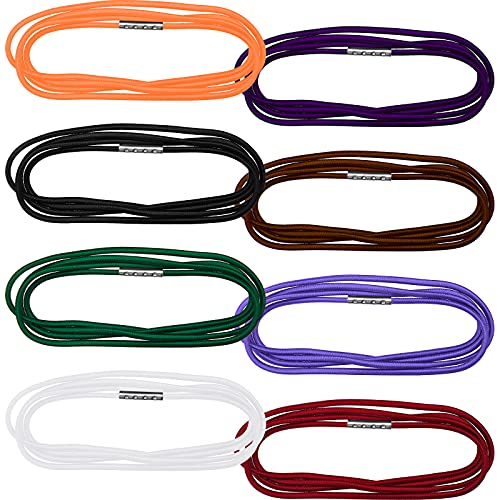 8 Pieces 3.28 Ft trash can bands large Rubber Bands Garbage Can Bag Holder 13-30 Gallon Garbage Can, Colorful Litter Box Band Loop for Trash Can Outdoor, 8 Colors