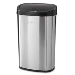 motion sensor trash can 13 gallon garbage touchless automatic stainless steel