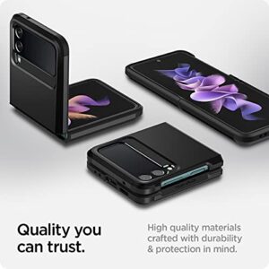 Spigen Tough Armor [Hinge Protection Technology] Designed for Galaxy Z Flip 3 5G Case (2021) - Black