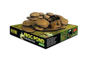 exo terra frog pond, amphibian terrarium water source, large