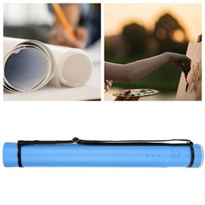 Drawing Storage Tube, Poster Tube, Extendable Artworks for Posters Maps Documents(blue)