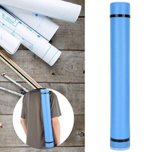 Drawing Storage Tube, Poster Tube, Extendable Artworks for Posters Maps Documents(blue)