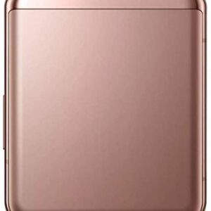 Samsung Galaxy Z Flip 5G Android Cell Phone | US Version Smartphone | 256GB Storage | Folding Glass Technology| Long-Lasting Mobile Battery | Mystic Bronze, T-Mobile Locked - (Renewed)