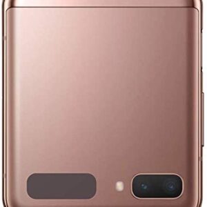 Samsung Galaxy Z Flip 5G Android Cell Phone | US Version Smartphone | 256GB Storage | Folding Glass Technology| Long-Lasting Mobile Battery | Mystic Bronze, T-Mobile Locked - (Renewed)