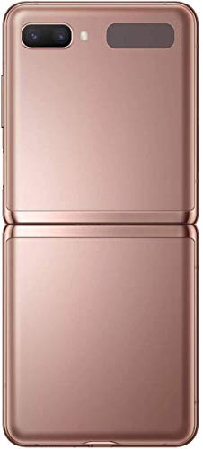 Samsung Galaxy Z Flip 5G Android Cell Phone | US Version Smartphone | 256GB Storage | Folding Glass Technology| Long-Lasting Mobile Battery | Mystic Bronze, T-Mobile Locked - (Renewed)