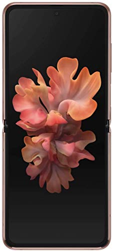 Samsung Galaxy Z Flip 5G Android Cell Phone | US Version Smartphone | 256GB Storage | Folding Glass Technology| Long-Lasting Mobile Battery | Mystic Bronze, T-Mobile Locked - (Renewed)