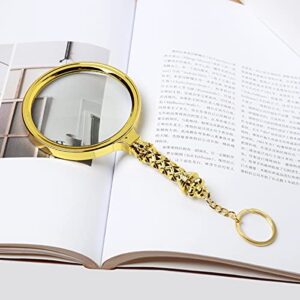 Magnifying Glass,Portable Handheld Magnifie Lens for Seniors Reading and Kids Nature Exploration (1)