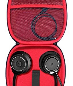 Alltravel Headset Case for Plantronics Voyager Focus UC, Blackwire 3210, C3210, 5210, 5220, 3220; Also for Jabra Evolve 65, 65UC, 40, 40 UC, 20 UC; H800, H820e, H390, h540, H650e, H570