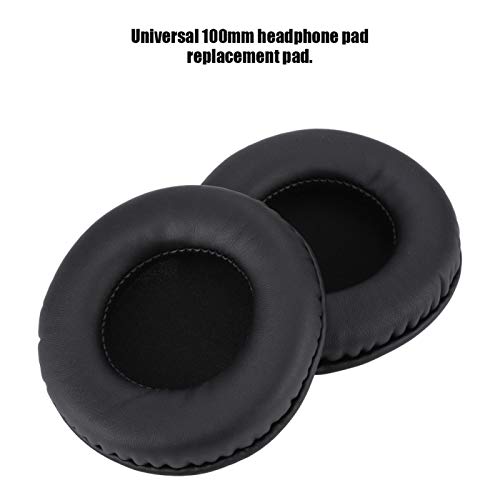 Hilitand 100mm Ear Pads, Universal Replacement Earpads, Headphones Ear Cushions, Noise Reduction Headset Earpads