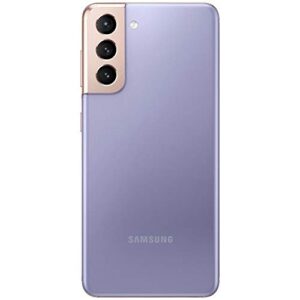 Samsung Galaxy S21 5G (128GB, 8GB) 6.2" AMOLED 120Hz, Snapdragon 888, Global 5G Volte (GSM + CDMA) Factory Unlocked (AT&T, Verizon, T-Mobile, Metro) G991U1 ( Phantom Violet) (Renewed)