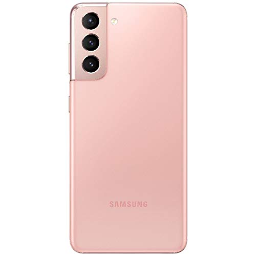 Samsung Galaxy S21 5G (128GB, 8GB) 6.2" AMOLED 120Hz, Snapdragon 888, Global 5G Volte (GSM + CDMA) Factory Unlocked (AT&T, Verizon, T-Mobile, Metro) G991U1 Phantom Pink (Renewed)