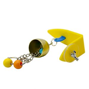 Shuoxpy Pet Bird Bell Toy Parrot Bell Toy Bird Cage Bell Toy for Parakeet Budgies Lovebirds Cockatiel Conure