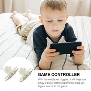 Hemobllo Handle 1 Pair Mobile Game Controller Smartphone Shooting Game Aim Button Device Joystick Grips Hand Grips Hand Grips Hand Grips Hand Grips