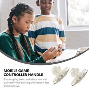 Hemobllo Handle 1 Pair Mobile Game Controller Smartphone Shooting Game Aim Button Device Joystick Grips Hand Grips Hand Grips Hand Grips Hand Grips