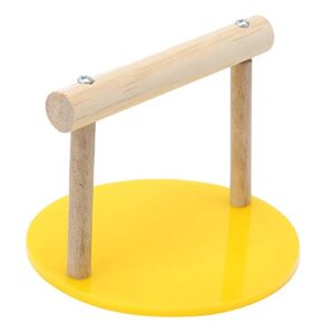 Parrot Training Stand Perch, Plastic Base Parrot Chewing Biting Toy Parrot Perch Training Stands Playstand for Concures Parakeets Lovebirds Cockatiels