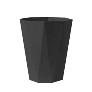 Diamond Diamond Shape Trash can Without Cover, Plastic Material is Strong and Durable, Simple Navy blue