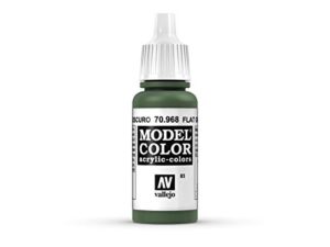 vallejo model color 70968 flat green (17ml)